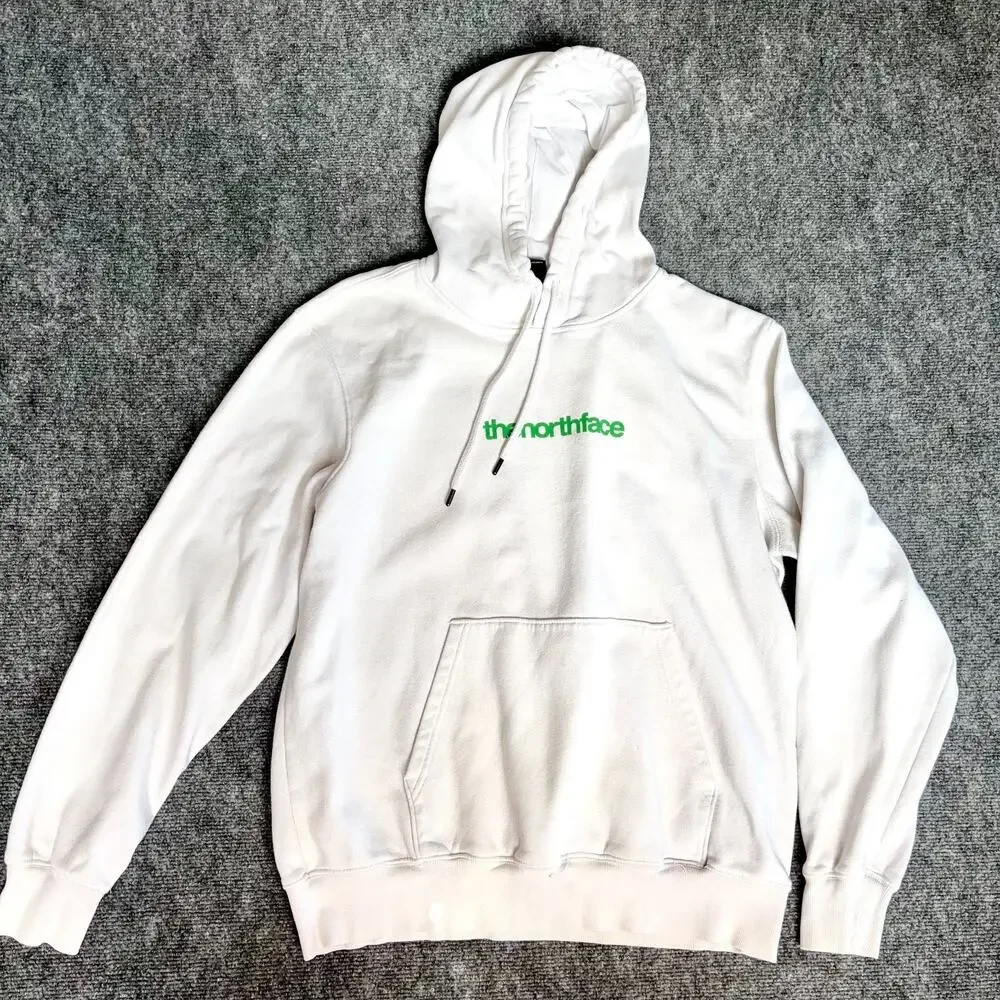 The North Face Hoodie Mens Large White Sweatshirt Fine Alpine Equipment Hiking